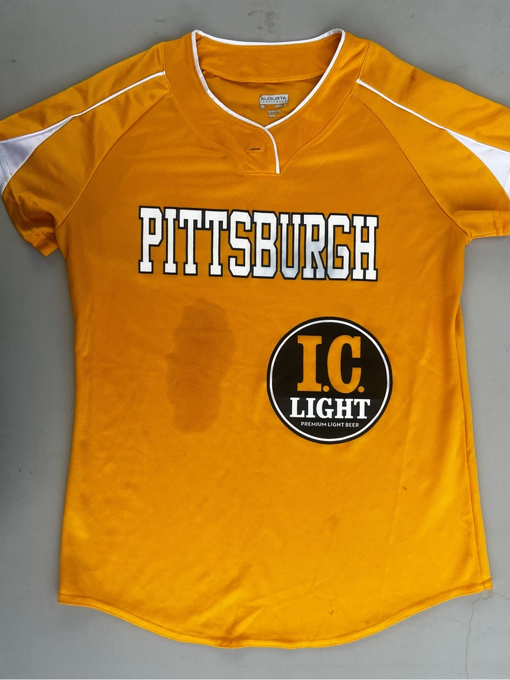 Women’s Pittsburgh Short Sleeve Athletic Tee - Gold